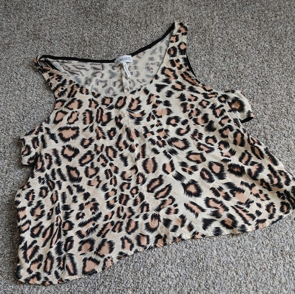 Leopard Print Crop Top
